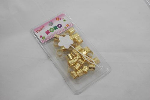 Koko Beads Gold Thick – Decoratieve Kralen voor Handwerk (20 st)