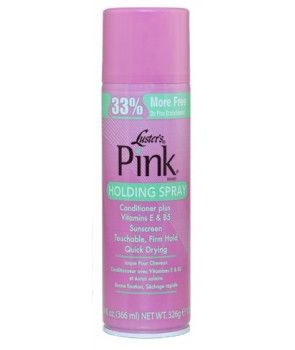 Luster's Pink Holding Spray – Sterke Fixatie met Zonbescherming (326g)