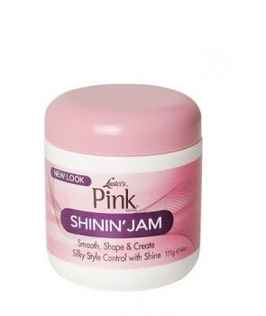 Luster's Pink Shinin' Jam – Glanzende Gel voor Alle Haartypes (171g)