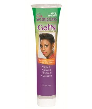 Pink ShortLooks Gel'N – Hydraterende Gel voor Krullend Haar (170g)