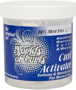 World of Curls Curl Activator – Versterkende Gel voor Krullend Haar (454g)