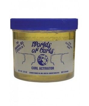 World of Curls Curl Activator – Hydraterende Gel voor Extra Droog Haar (946ml)
