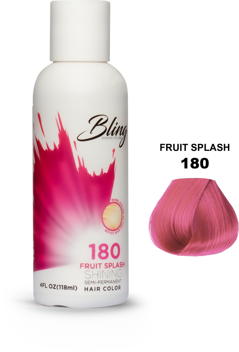 Bling Semi-Permanent Haarkleur – Fruit Splash voor Alle Haartypes (118ml)