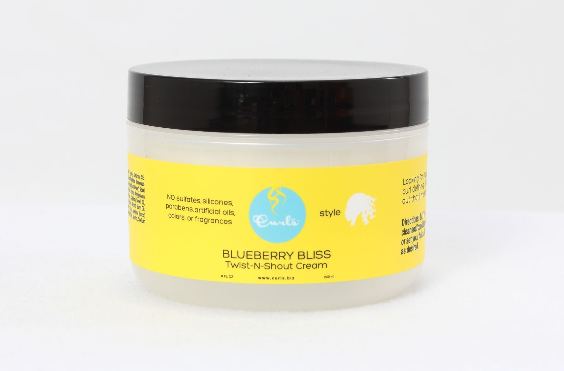 Curls Twist N Shout Cream – Vocht en Definitie voor Krullend Haar (227g)