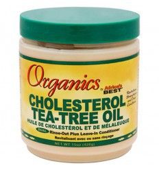 Africa's Best Organics Cholesterol Tea-Tree Oil – Voedende Behandeling voor Droog Haar (16oz)