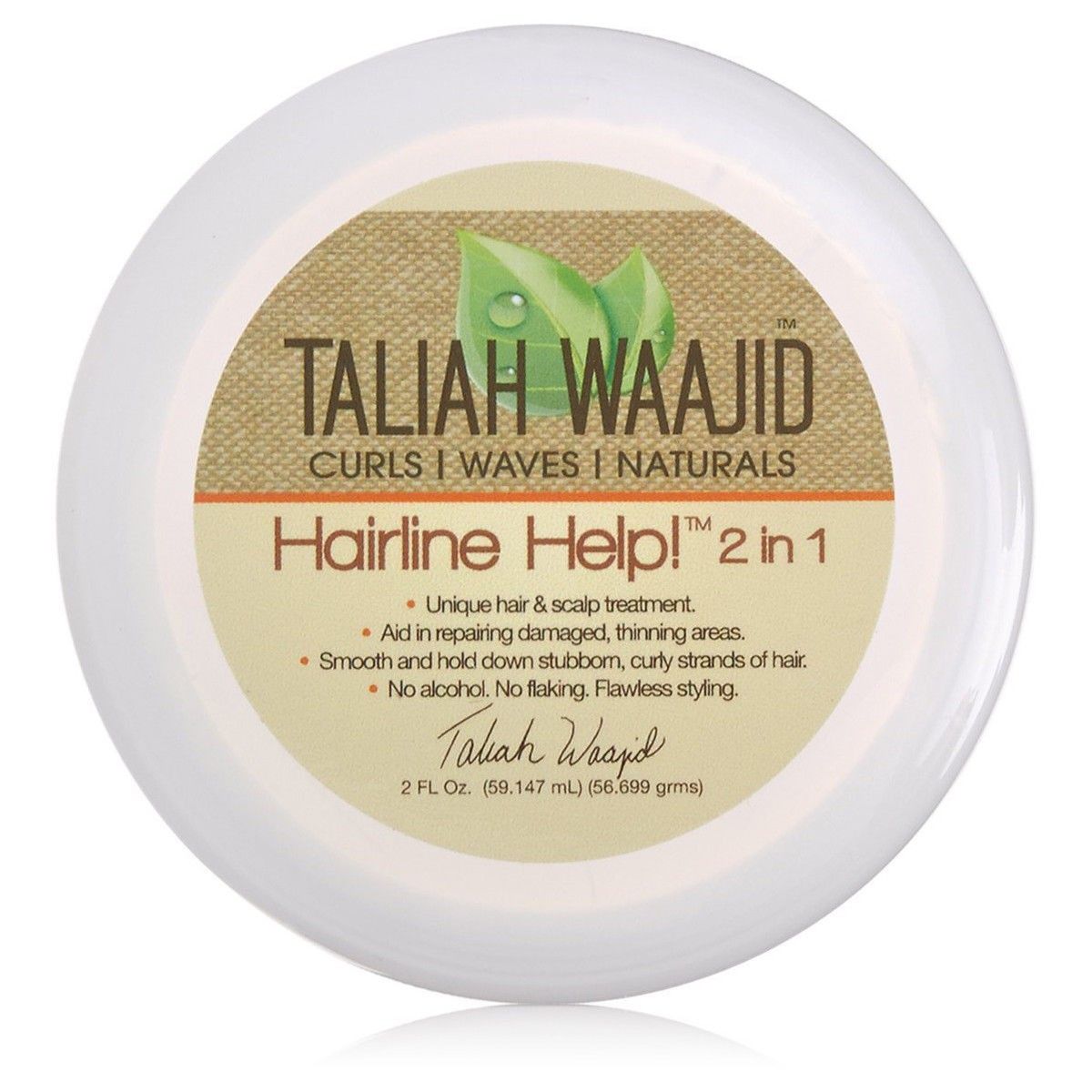 Taliah Waajid 2n1 Haarlijn Hulp – Herstellende Behandeling voor Alle Haartypes (59ml)