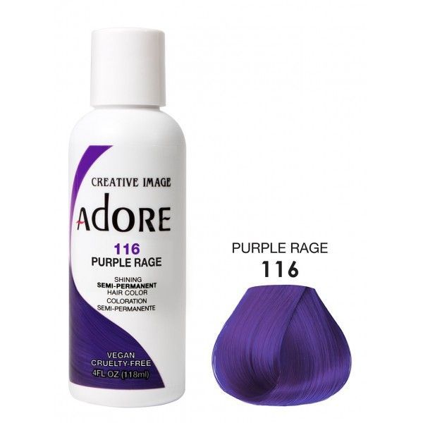 Adore Semi-Permanente Haarkleur – Intense Paars voor Alle Haartypes (118ml)