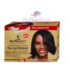 Dr. Miracle's Relaxer Kit – Voor Nieuwe Groei en Zacht Haar (Regular)