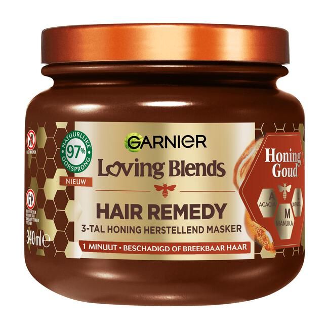 Garnier Honey Treasures Mask – Herstellend voor Beschadigd Haar (300ml)