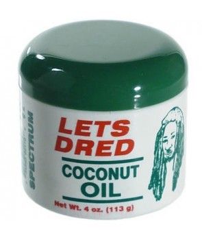 Lets Dred Kokosolie – Voedende Olie voor Alle Haartypes (113g)