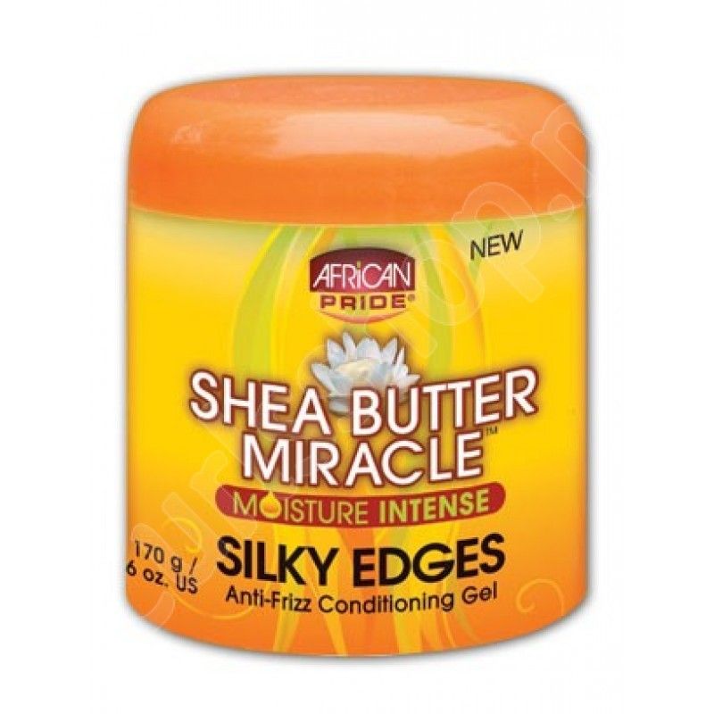 African Pride Silky Edges – Voedende Gel voor Glanzend Haar (170g)