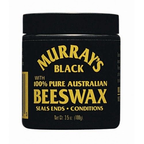 Murray's Black Beeswax – Sterke Wax voor Alle Haartypes (100g)