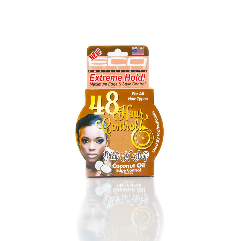 Eco Play N Stay Edge & Style Control – Kokosolie voor Haarstijl (90ml)