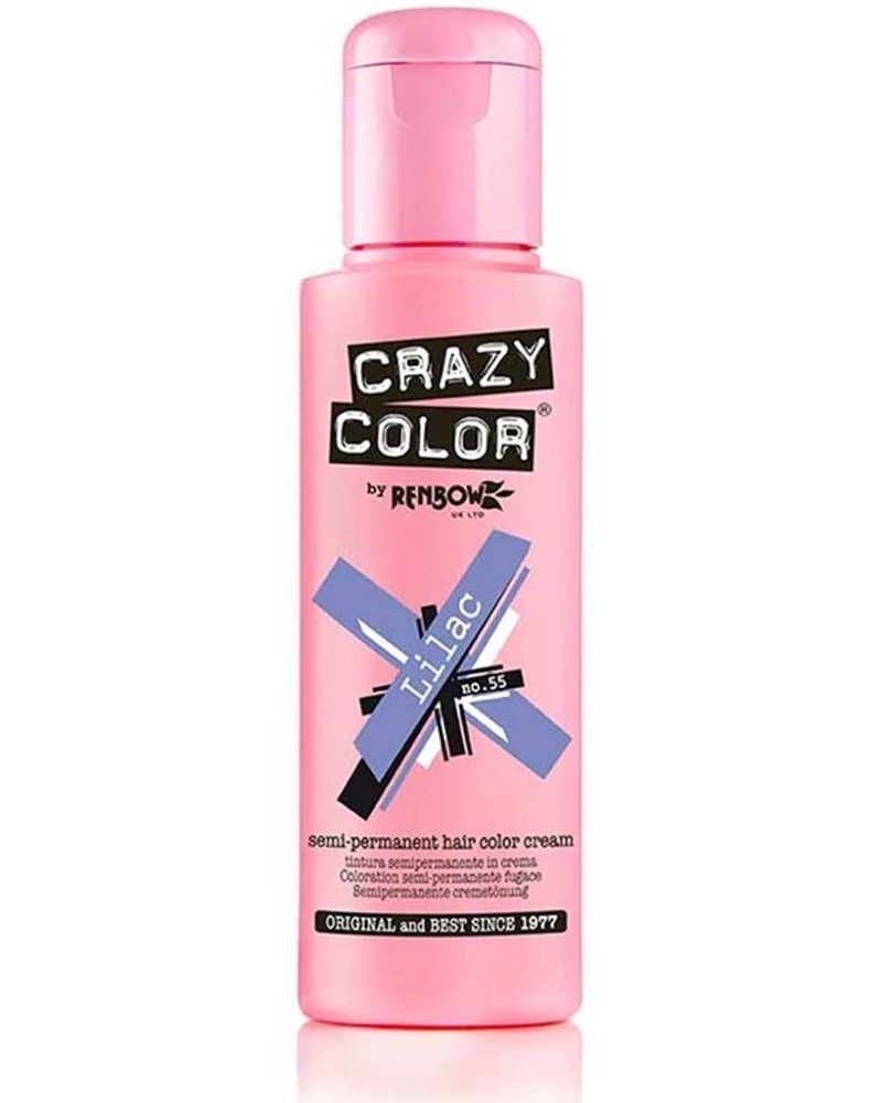 Crazy Color Lilac – Semi-Permanente Haarkleur voor Stralend Haar (100ml)