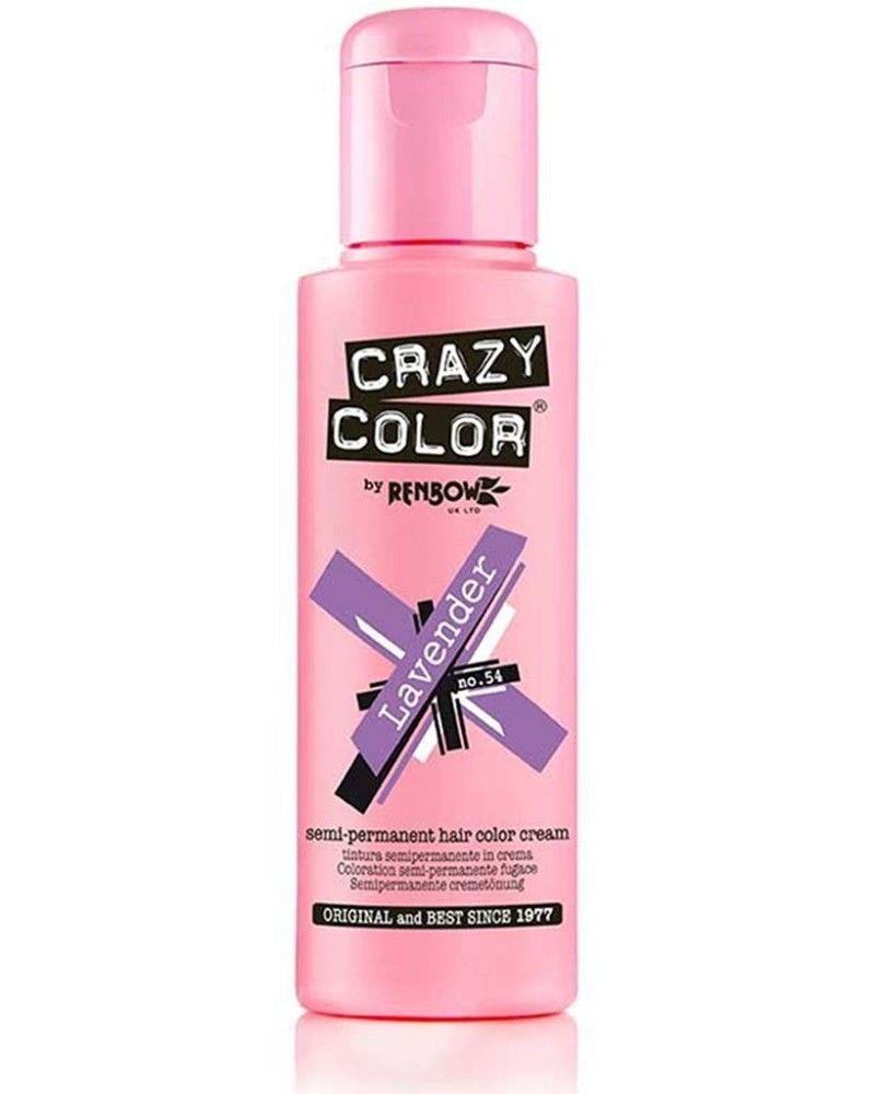 Crazy Color Lavender – Semi-Permanente Haarkleur voor Stralend Haar (100ml)