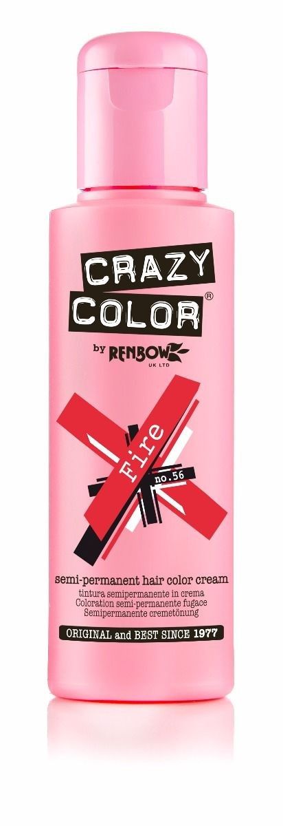 Crazy Color Fire – Semi-Permanente Haarkleur voor Stralend Haar (100ml)