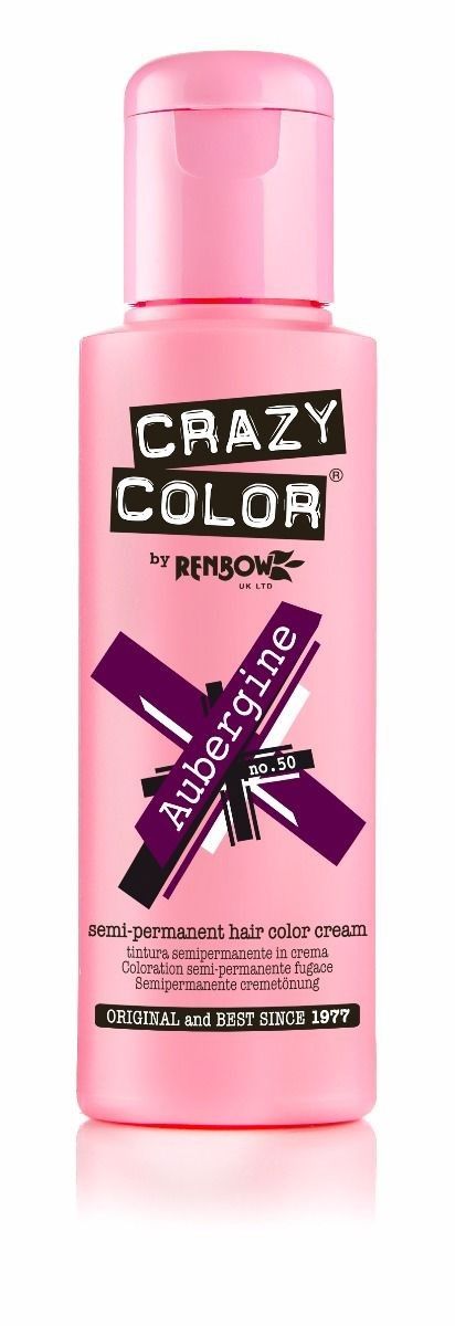 Crazy Color Haarverf – Eggplant Kleur voor Stralend Haar (100ml)