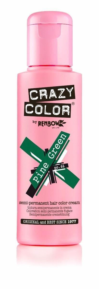 Crazy Color Haarverf – Semi-Permanente Groen Tint (100ml)