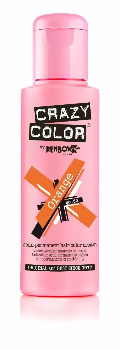 Crazy Color Orange – Semi-Permanente Haarkleur voor Stralend Haar (100ml)