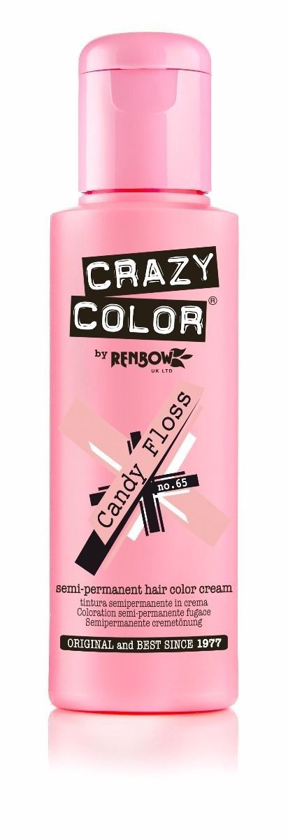 Crazy Color Candy Floss – Semi-Permanente Haarkleur voor Stralend Haar (100ml)