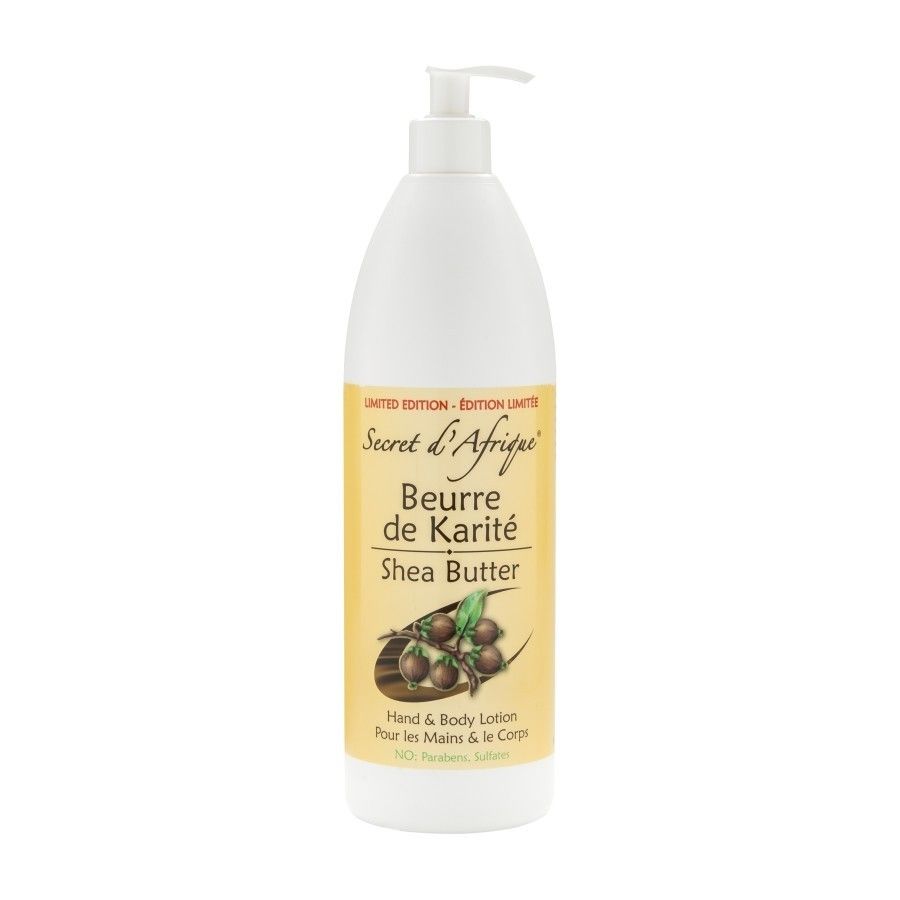 Secret d'Afrique Shea Butter Lotion – Hydraterende Lotion voor Huid (1L)