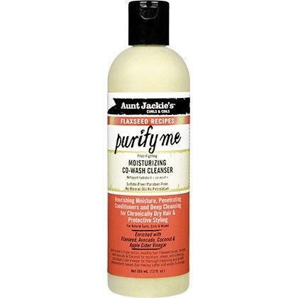 Aunt Jackie's Co-Wash – Hydraterende Reiniging voor Droog Haar (355ml)
