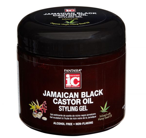 IC Jamaican Black Castor Oil Styling Gel – Sterke Hold voor Alle Haartypes (454g)