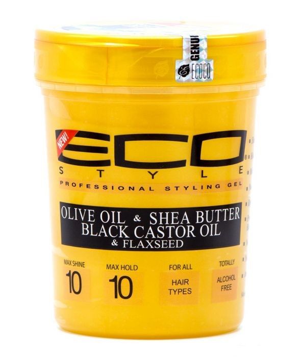 Eco Style Styling Gel – Voeding met Olijfolie & Shea Butter voor Alle Haartypes (907g)
