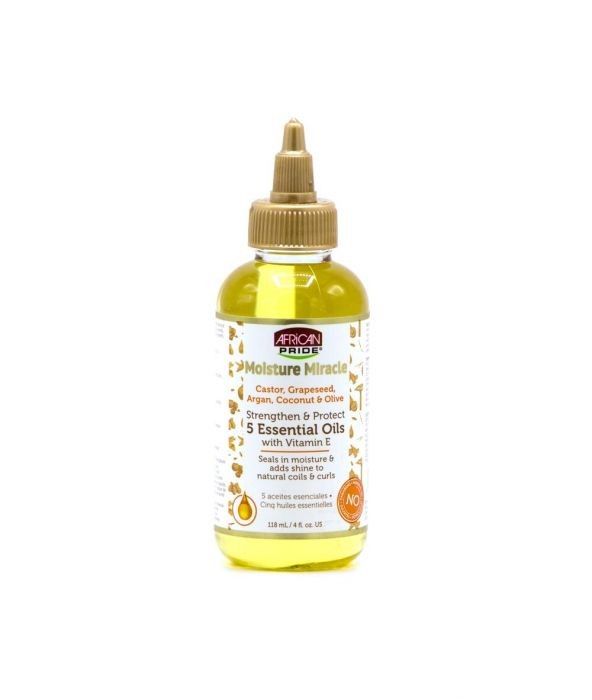 African Pride Haarolie – Versterkend en Beschermend met 5 Essentiële Oliën (118ml)