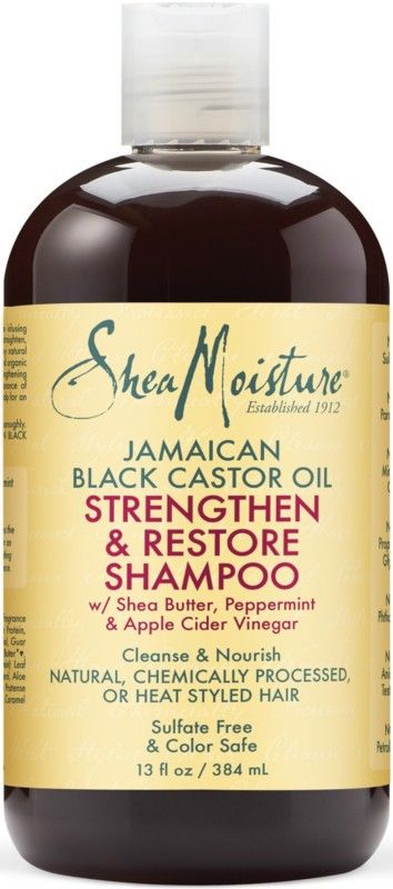 Shea Moisture Shampoo – Versterkend en Herstellend voor Alle Haartypes (384ml)