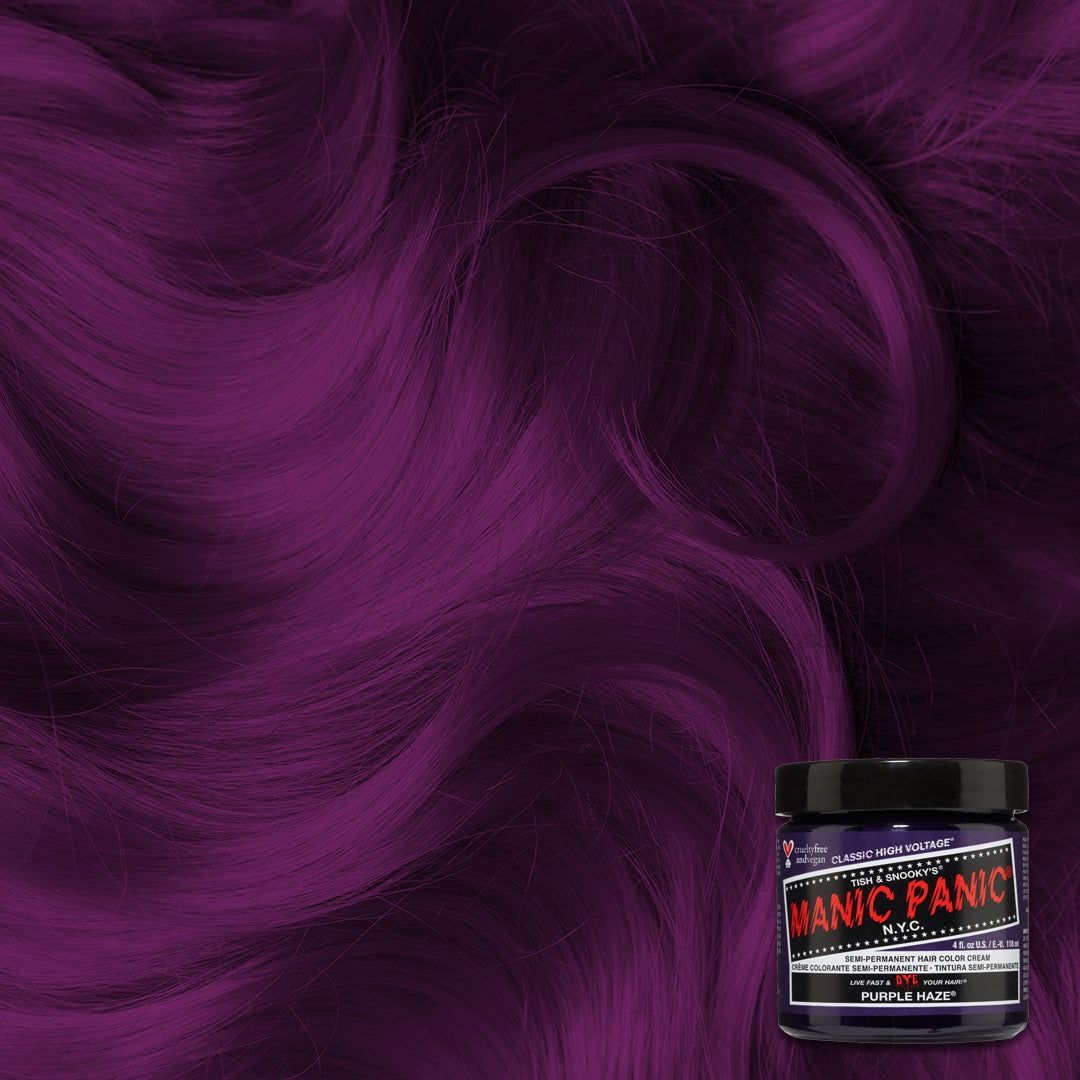 Manic Panic Haarverf – Diepe Paarse Kleur voor Alle Haartypen (118ml)