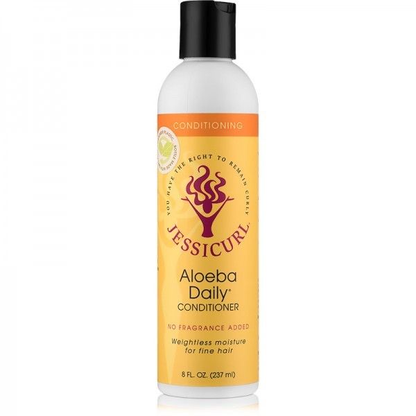 Jessicurl Aloeba Daily Conditioner – Vochtinbrengende Crème voor Fijn Haar (237ml)