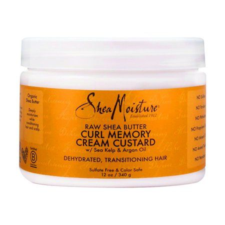 Shea Moisture Curl Memory Cream – Hydraterende Custard voor Krullend Haar (340g)