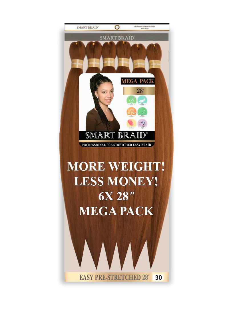 Smart Braids Vlecht Haar – Voor Eenvoudig Strekken en Styling (6x 30")