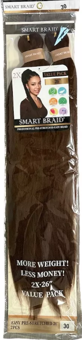 Smart Braid Pre Stretched – Gemakkelijk Vlechtwerk voor Alle Haarstijlen (30")