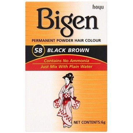Bigen Haarkleur – Permanente Poeder voor Zwartbruin (6g)