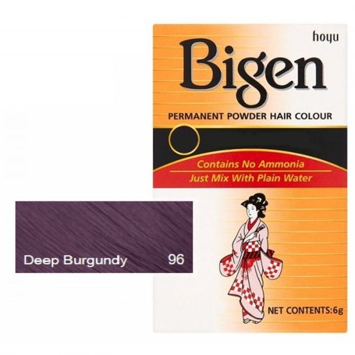 Bigen Haarkleur – Diep Burgondisch nr. 96 voor Langdurige Kleur (6g)