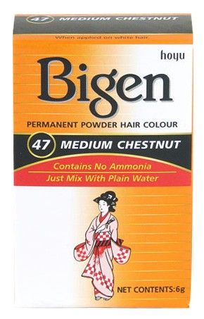 Bigen Haarkleur – Permanente Kleur voor een Medium Kastanje (6g)