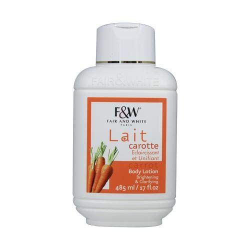 Fair & White Carrot Body Lotion – Verhelderend en Voedend (485ml)