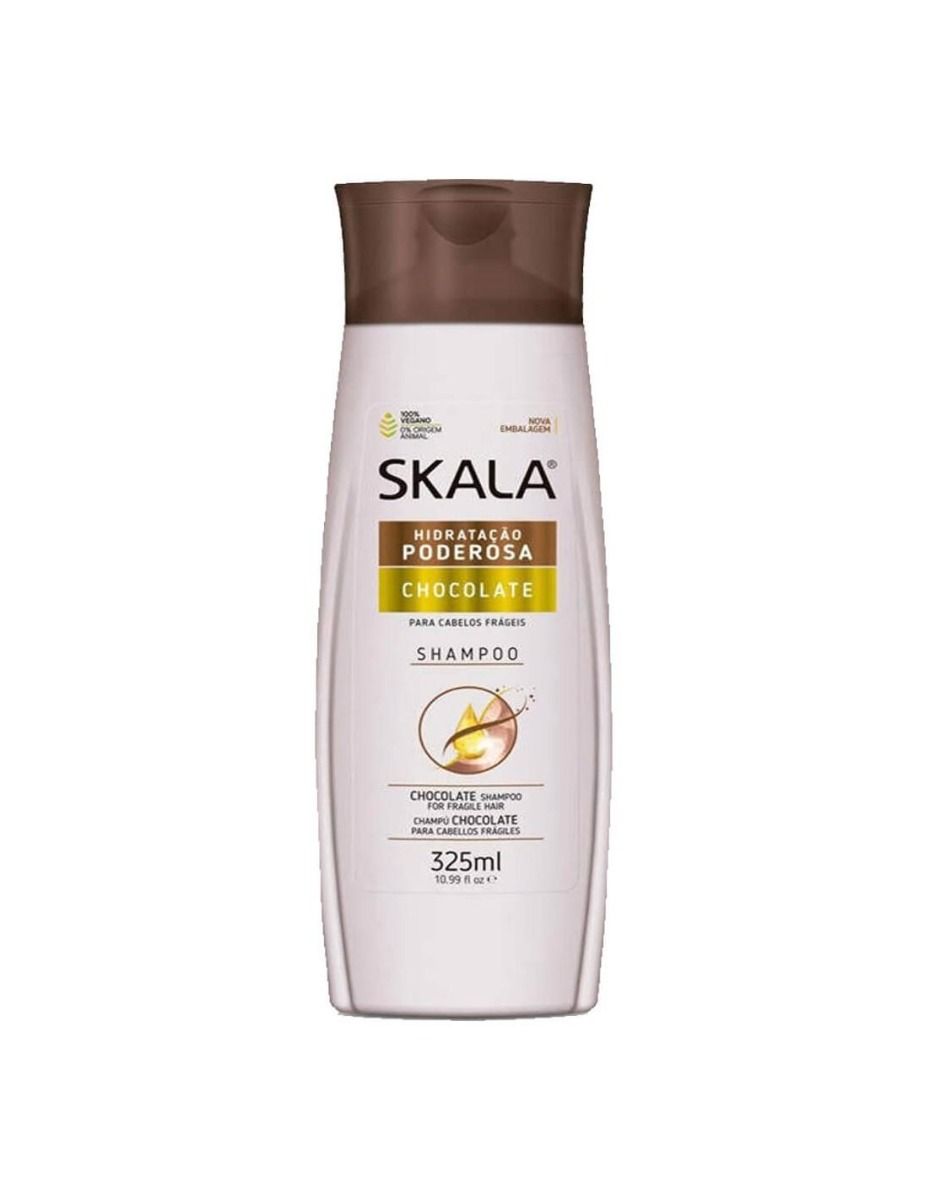 Skala Chocolate Vegan Shampoo – Voedende Shampoo voor Breekbaar Haar (325ml)
