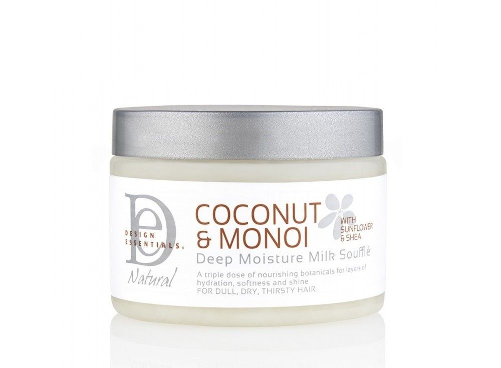 Design Essentials Deep Moisture Milk Soufflé – Vochtinbrengende Crème voor Droog Haar (340g)