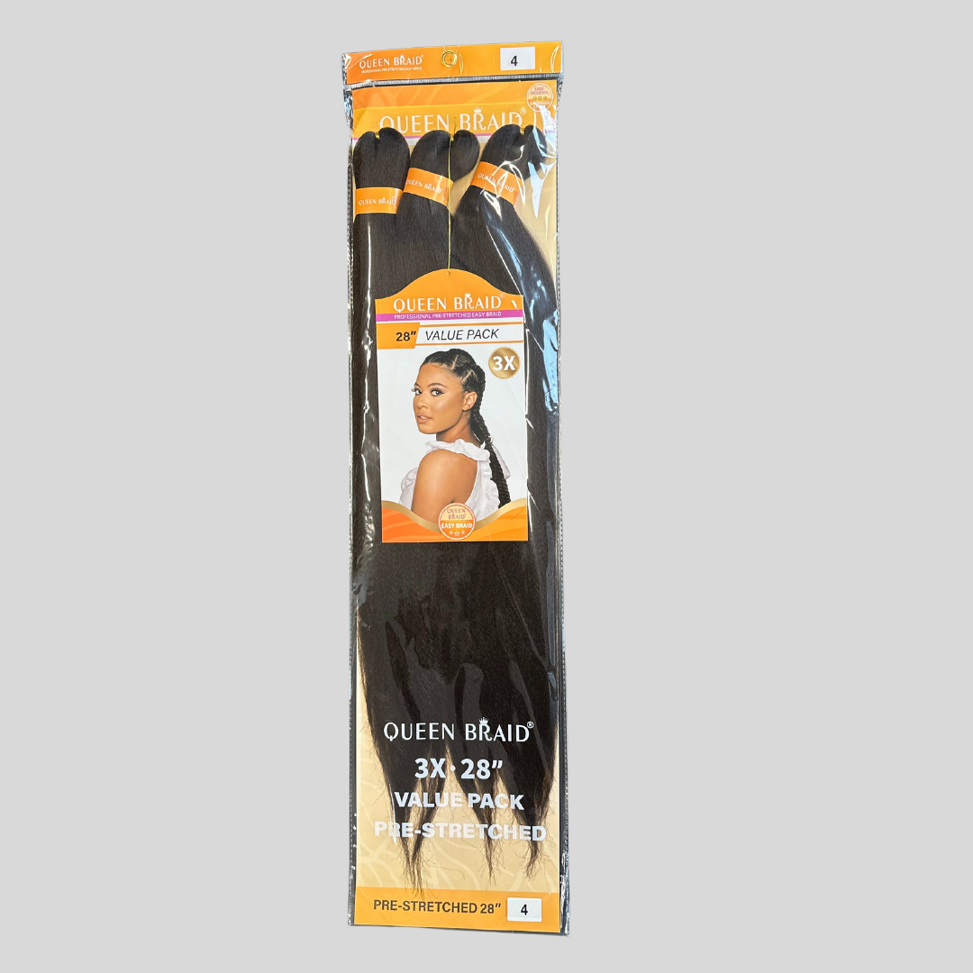 Queen Braids Pre-Stretched – Gemakkelijke Vlechten 28'' (3X)