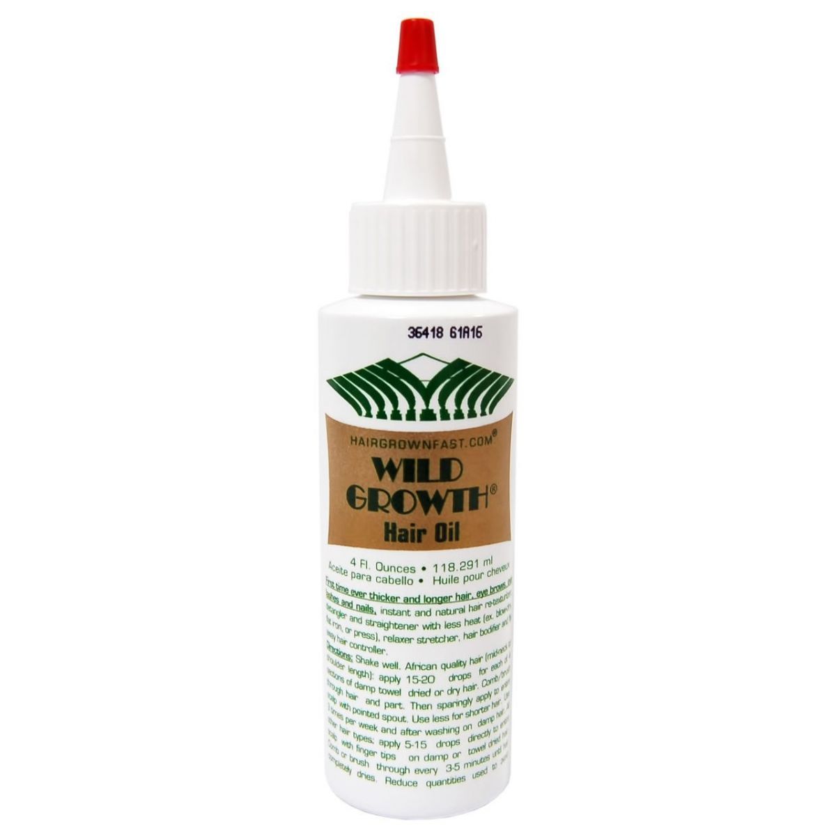 Wild Growth Haarolie – Stimuleert Haargroei voor Alle Haartypes (118ml)