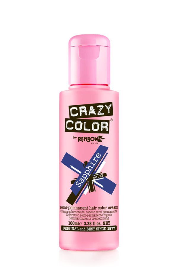 Crazy Color Haarverf – Semi-Permanente Kleuring voor Alle Haartypes (100ml)