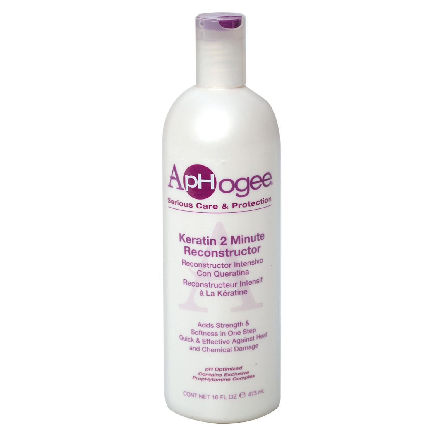 Aphogee Keratin 2 Minute Reconstructor – Herstelbehandeling voor Beschadigd Haar (473ml)