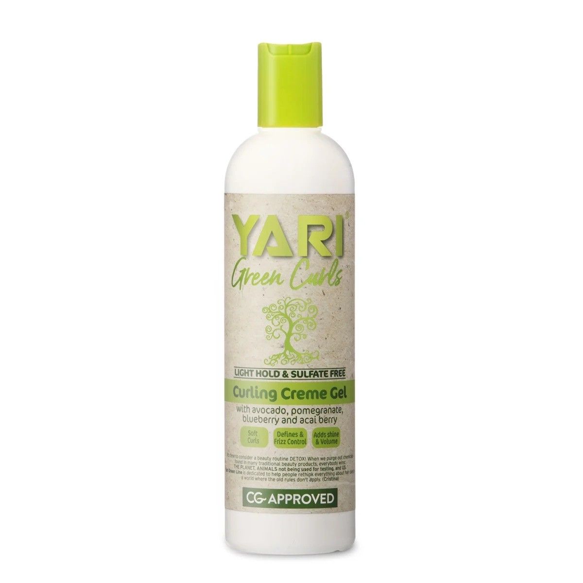 Yari Curling Cream Gel – Licht Hold voor Krullend Haar (355ml)