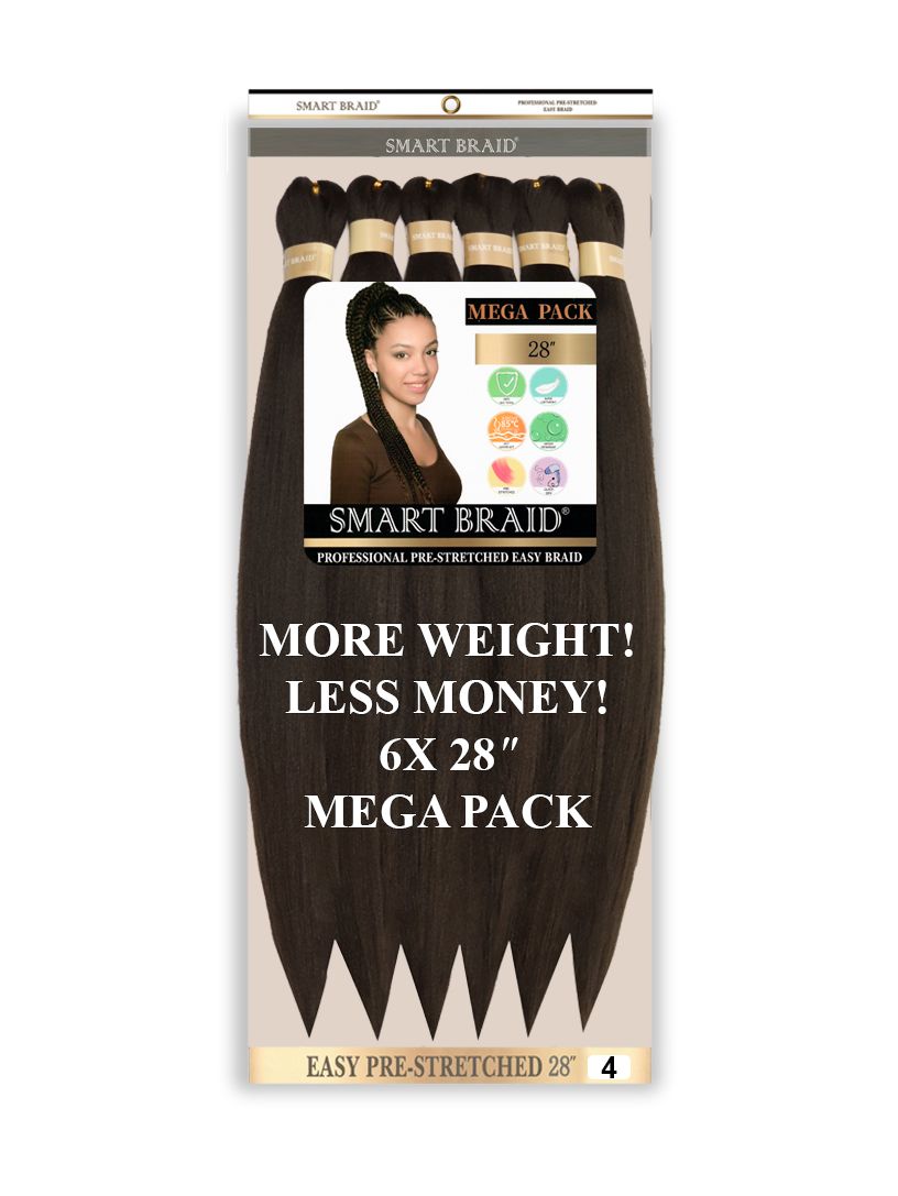 Smart Braids Pre Stretched 6x – Professionele Haarextensions (28")