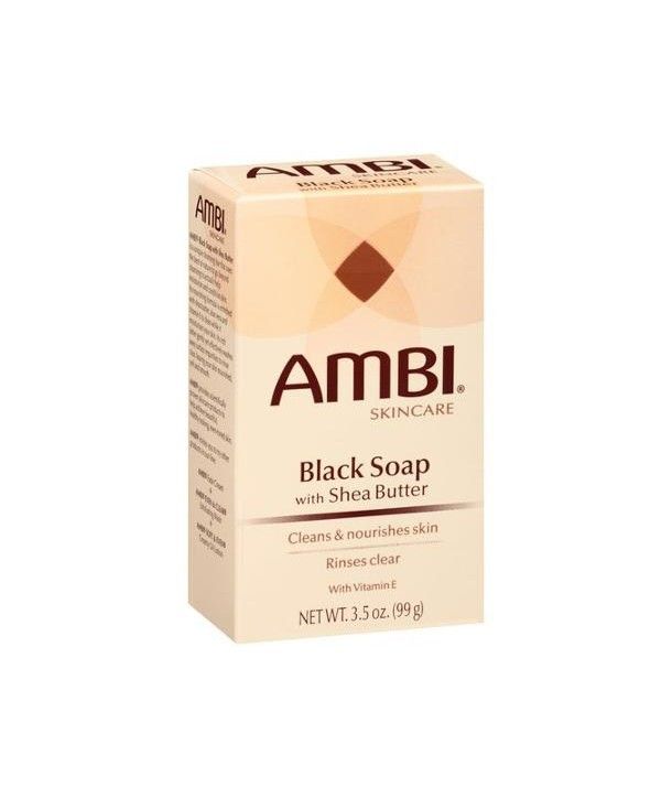 AMBI® Zwarte Zeep – Reinigend en Voedend voor Alle Huidtypen (99g)