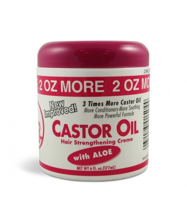 Bronner Bros Castor Oil – Versterkende Crème met Aloë (170g)