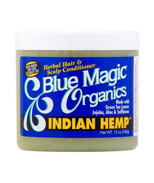 Blue Magic Organics Indian Hemp – Voedende Crème voor Droog Haar (340g)
